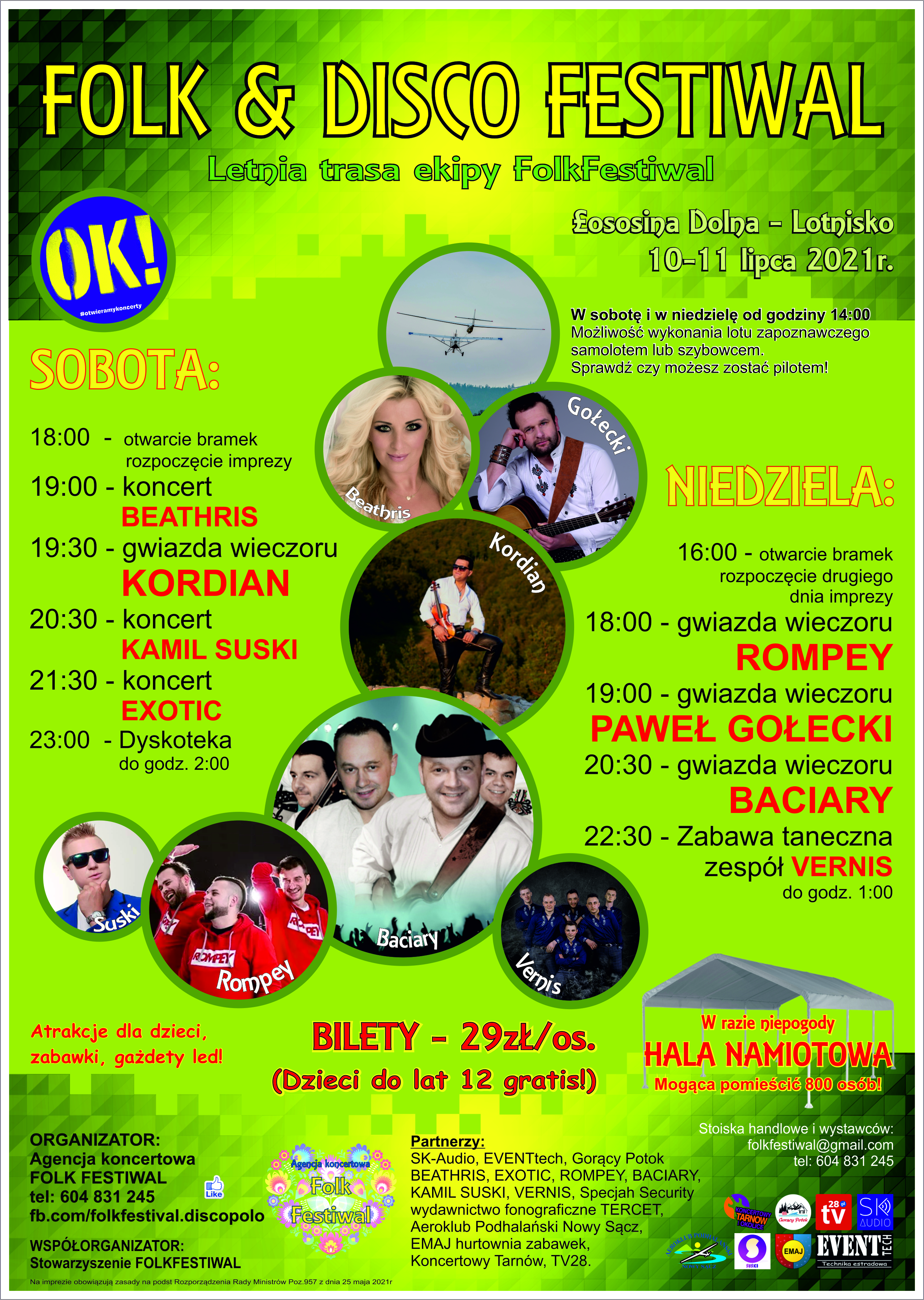 Plakat Łososina LOTNISKO JPG