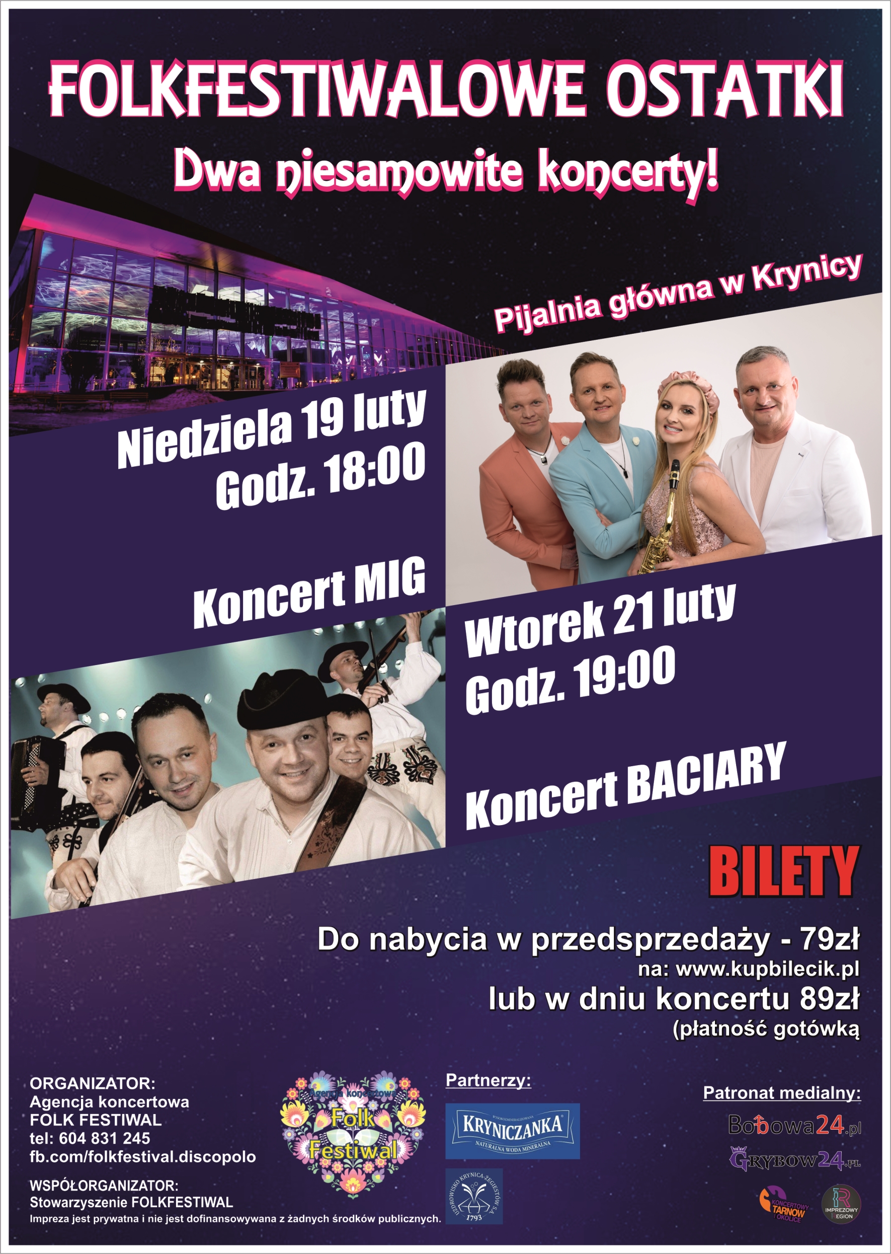 Plakat KRYNICA Folkfestiwalowe ostatki 2023 JPG zmniejszony2